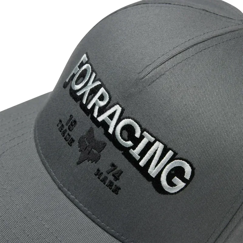 Fox Bold Flexfit Hat in Pewter Grey-2