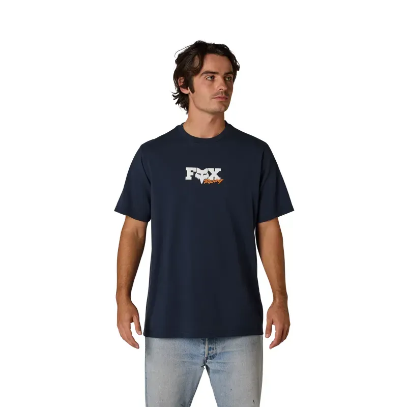 Fox Checker 195 Original Short Sleeve T-Shirt in Midnight Blue