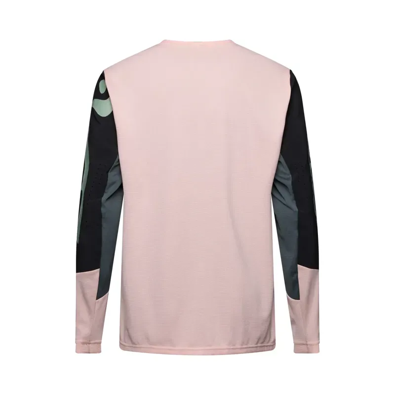 Fox Defend Creation Long Sleeve MTB Jersey in Blush Pink-1