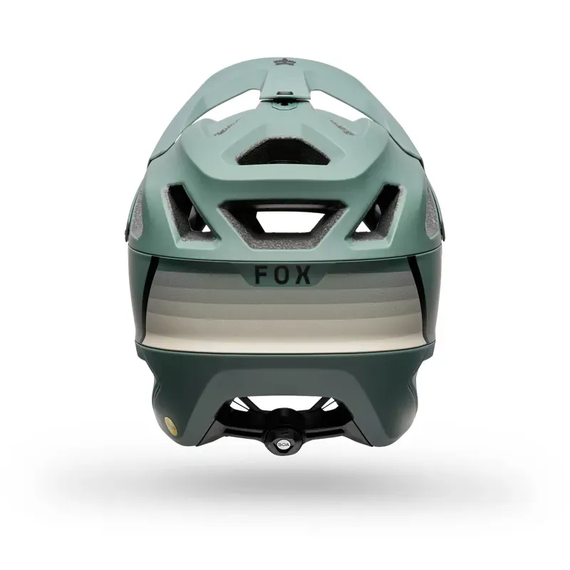 Fox Dropframe Pro Grid Enduro Helmet in Sage Green-3