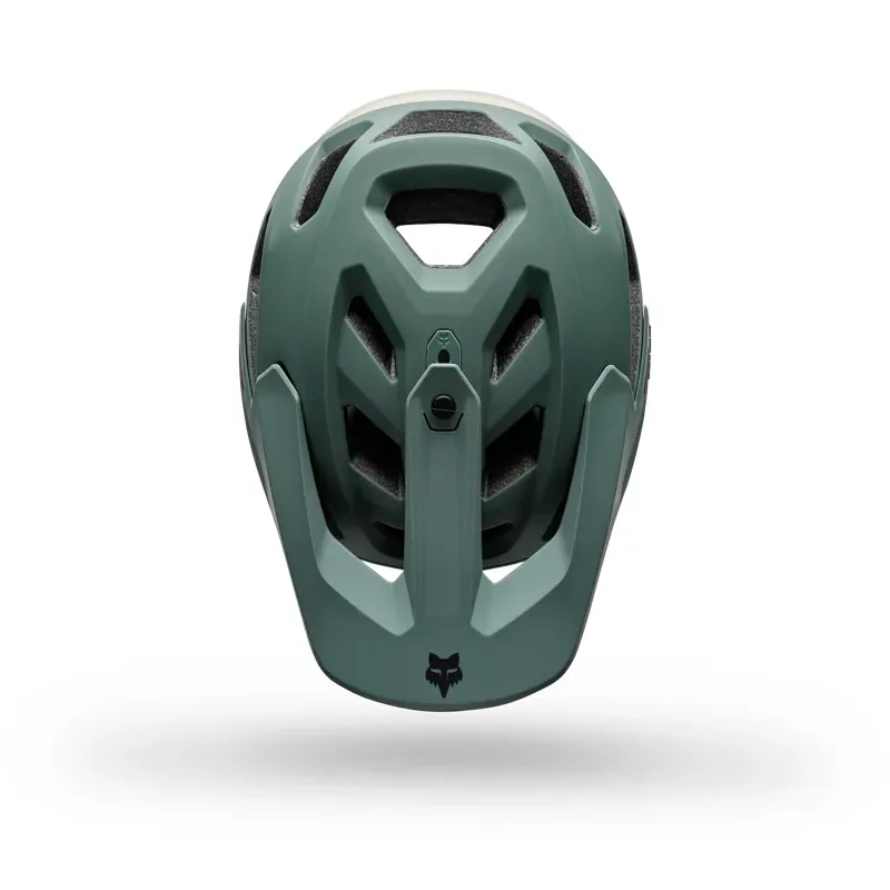 Fox Dropframe Pro Grid Enduro Helmet in Sage Green-4