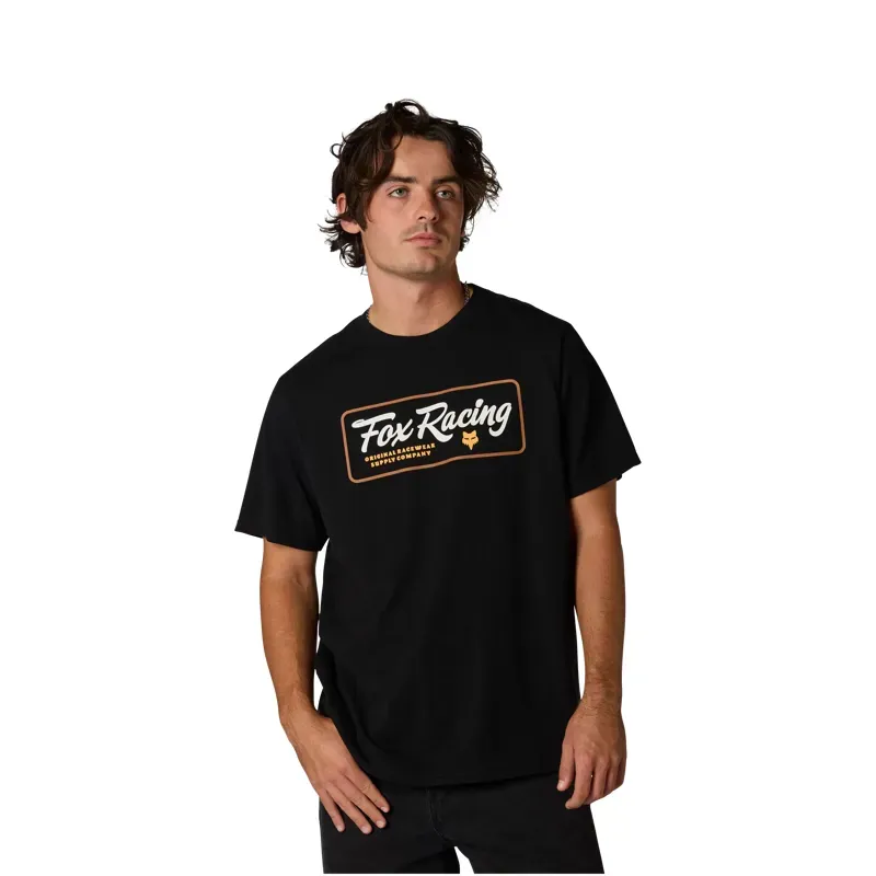 Fox Fuel 195 Original Short Sleeve Casual or Riding T-Shirt in Black