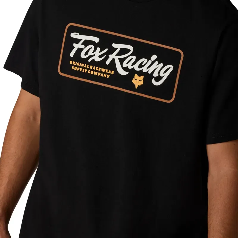 Fox Fuel 195 Original Short Sleeve Casual or Riding T-Shirt in Black-4