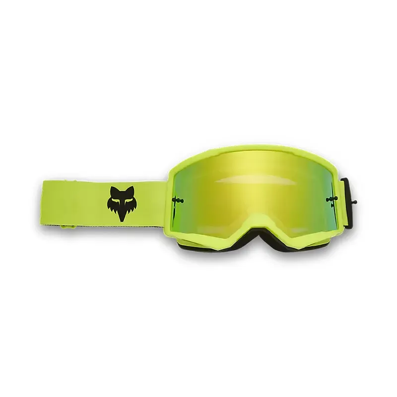 Fox Main Core Spark Mountain Bike Goggles in Fluorescent Yellow