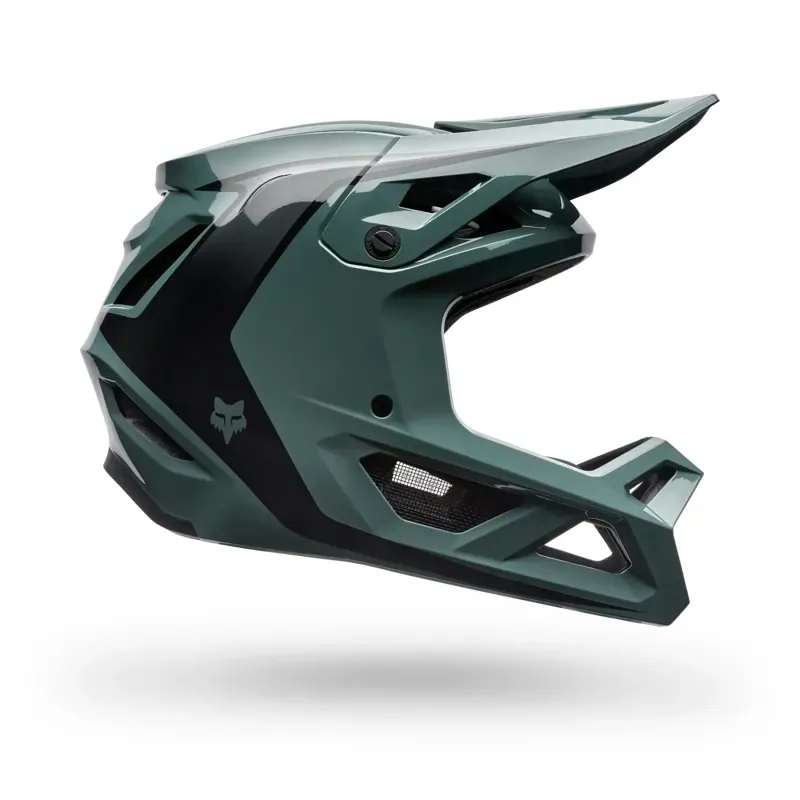 Fox Rampage Vault Full Face Enduro Helmet in Sage Green