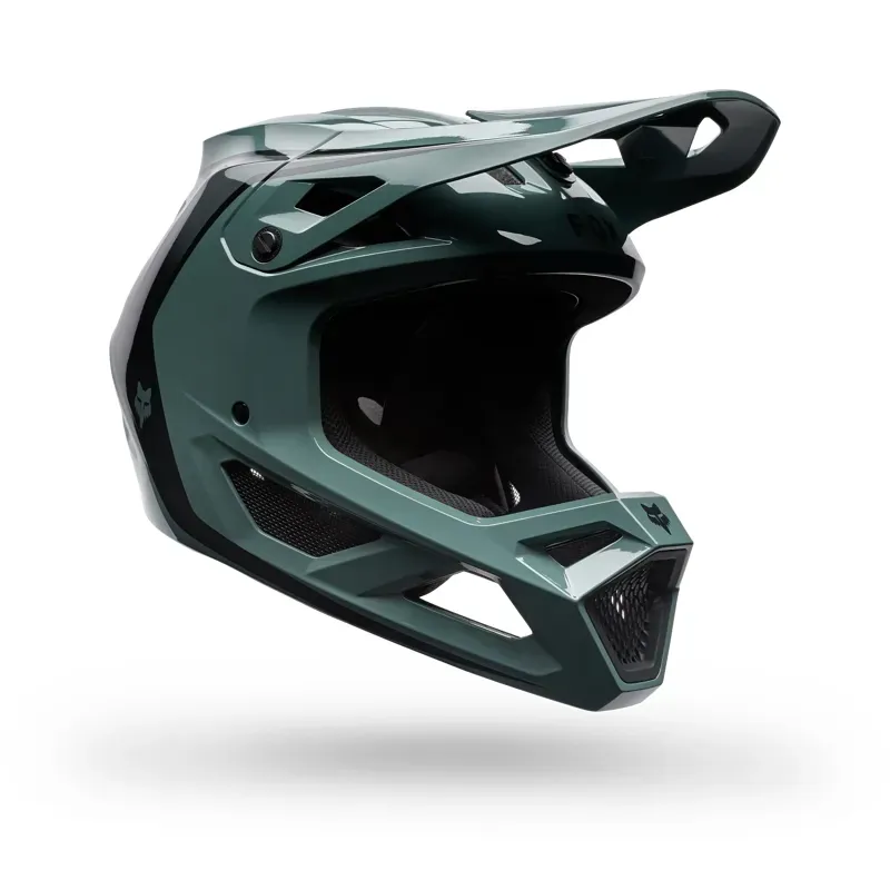Fox Rampage Vault Full Face Enduro Helmet in Sage Green-1