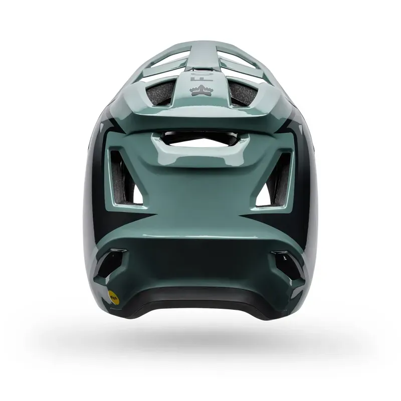 Fox Rampage Vault Full Face Enduro Helmet in Sage Green-3