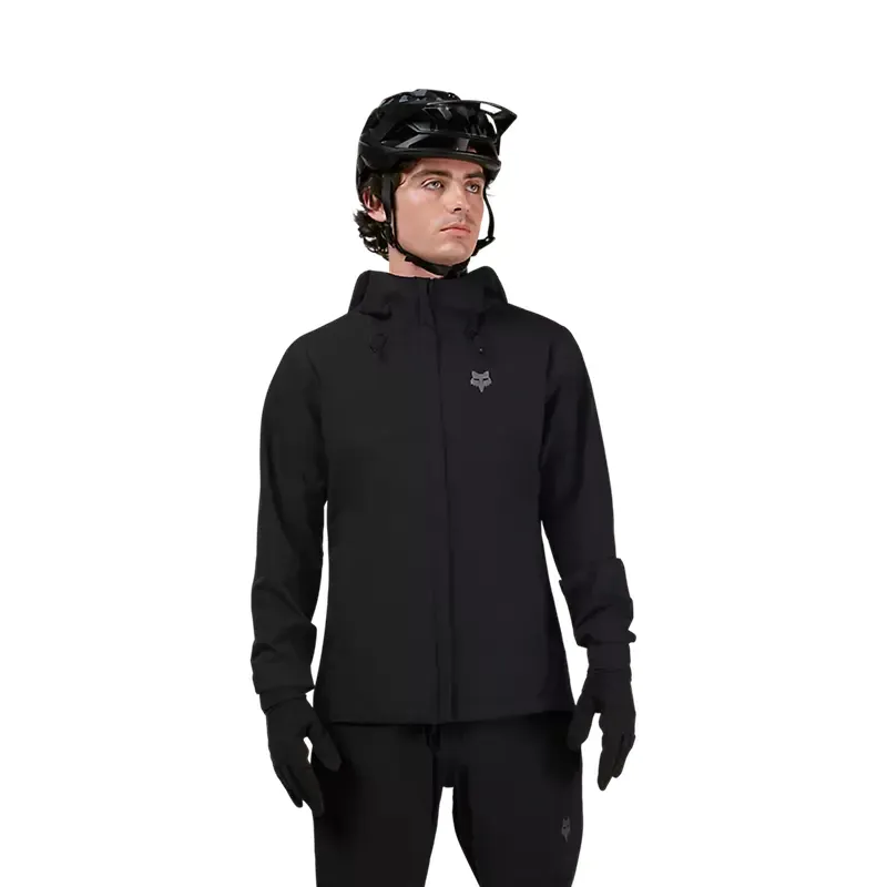 Fox Ranger 2.5-Layer Waterproof Mountain Bike Jacket in Black