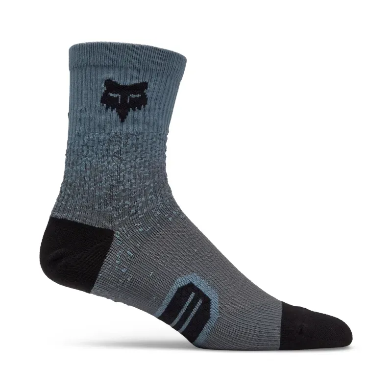 Fox Ranger Fade 6in Casual or Riding Socks in Deep Cobalt Blue