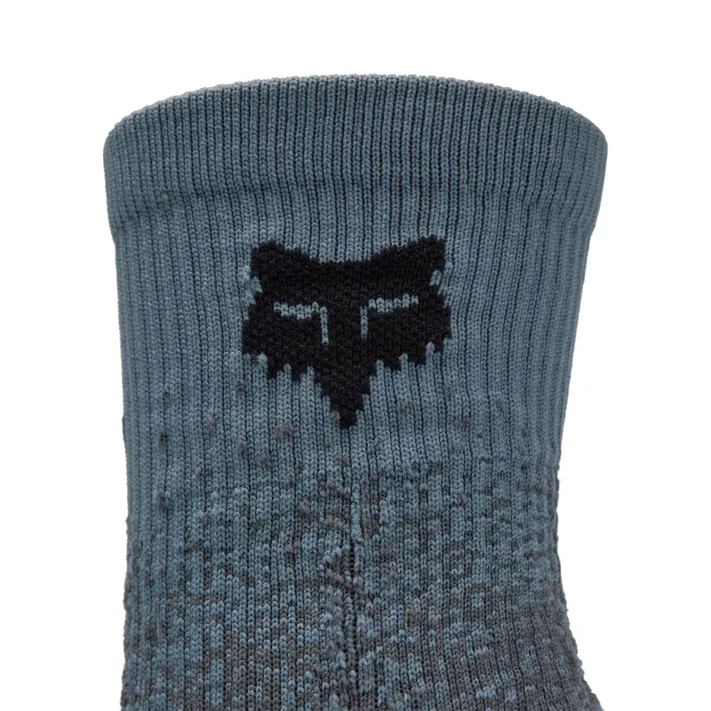 Fox Ranger Fade 6in Casual or Riding Socks in Deep Cobalt Blue-1