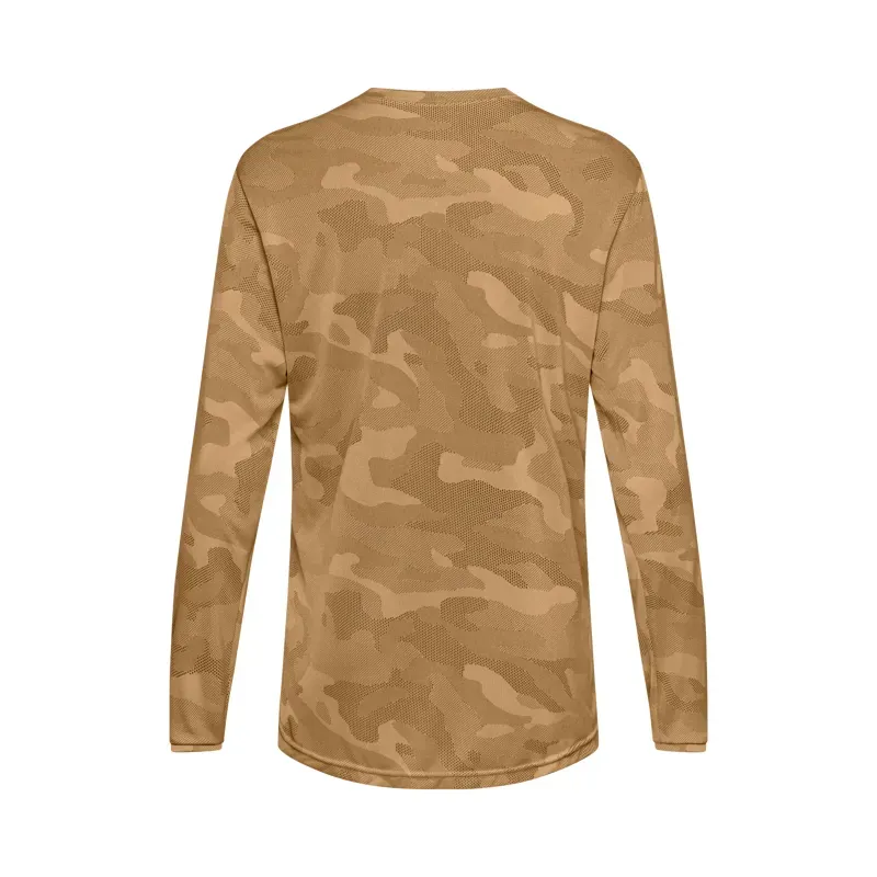Fox Ranger TruDri Long Sleeve Mountain Bike Jersey in Nutmeg Brown-2