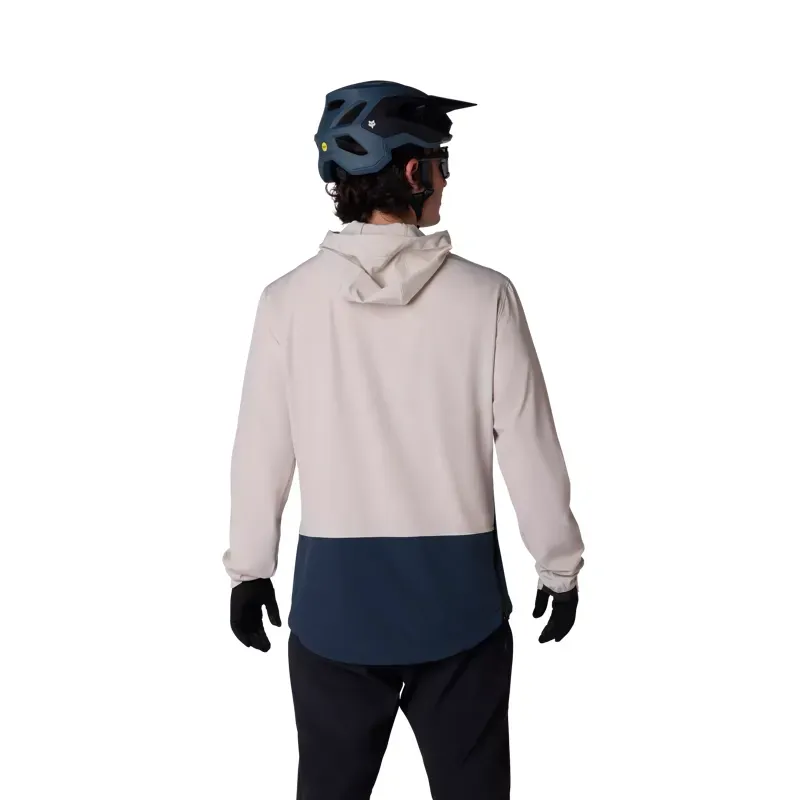 Fox Ranger Wind Pullover in Chalk White-3