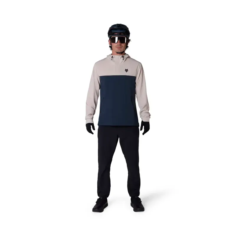 Fox Ranger Wind Pullover in Chalk White-6
