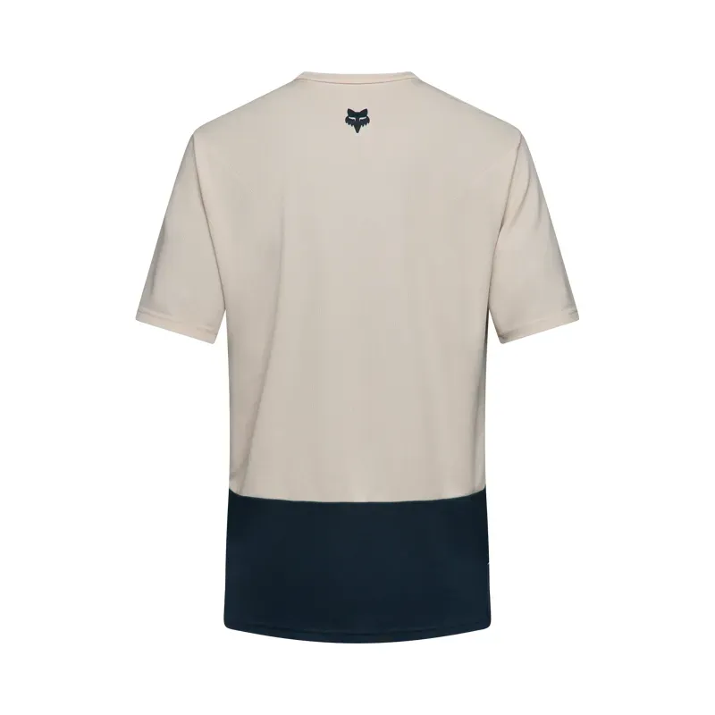 Fox Ranger Wordmark Short Sleeve MTB Jersey in Chalk White-1