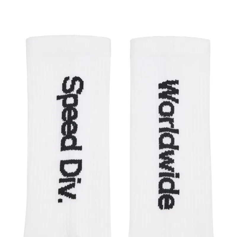 Fox Ranger Worldwide 8in Casual or Riding Socks in White-4