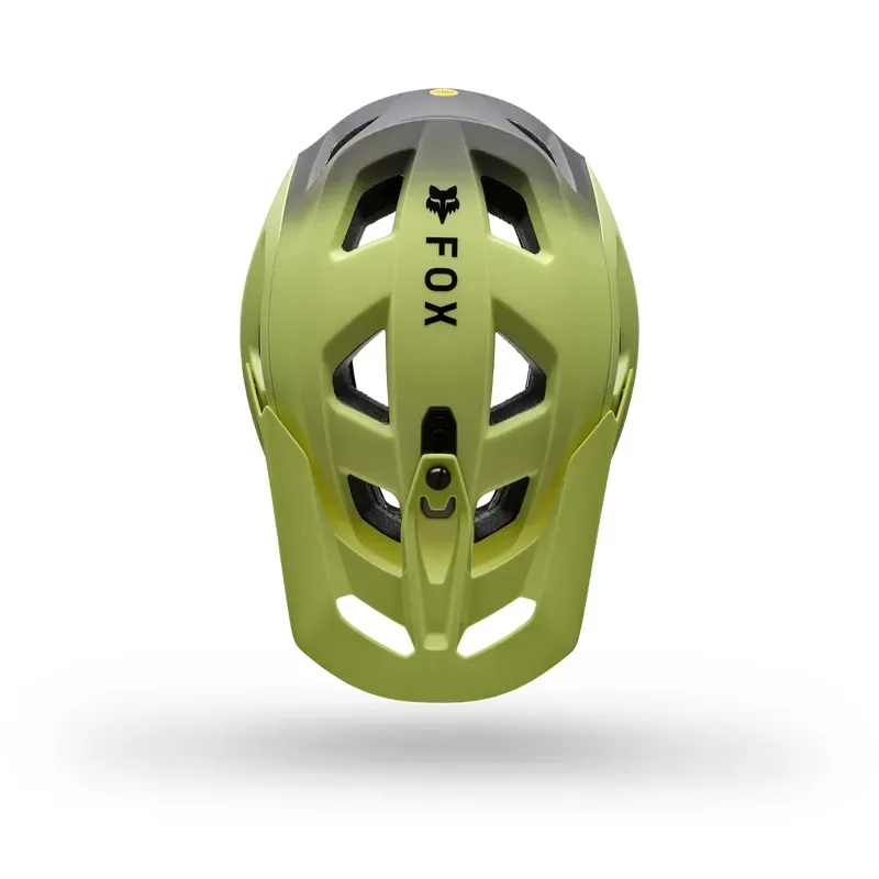 Fox Speedframe Pro Backfade Helmet in Lime Green-2