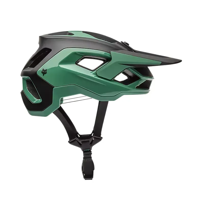 Fox Speedframe Pro Defy Mountain Bike Helmet CE in Pine Green
