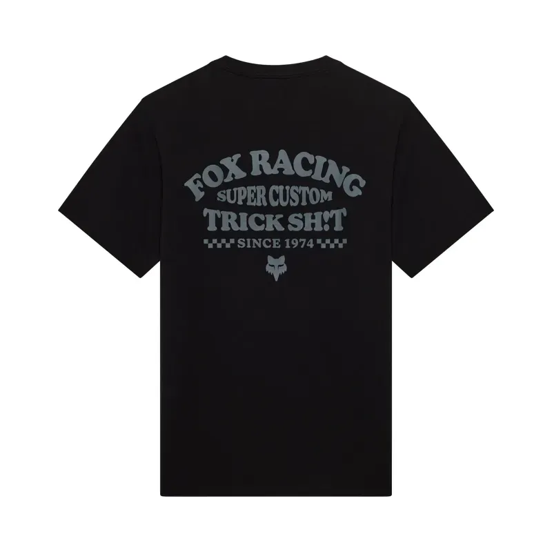 Fox Trick 195 Original Short Sleeve T-Shirt in Black-1