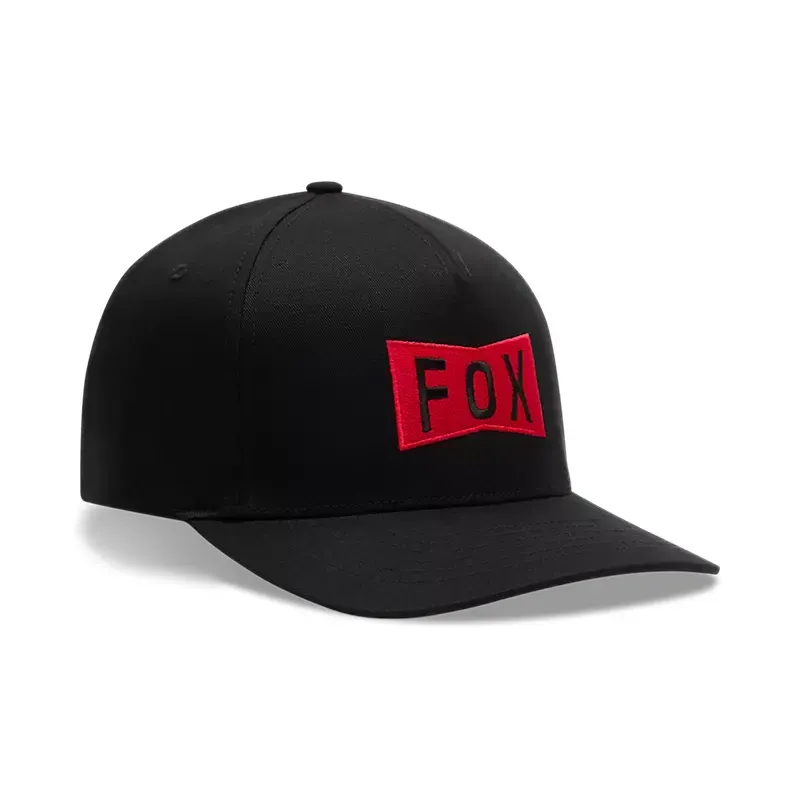 Fox Typeface Flexfit Casual Hat - 2 Sizes in Black
