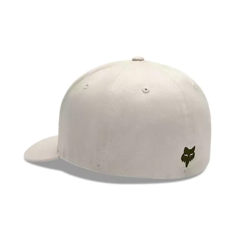 Fox Typeface Flexfit Cap - 2 Sizes in Off White-1