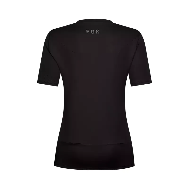 Fox Women's Ranger Short Sleeve Fox Head Jersey in Black-1