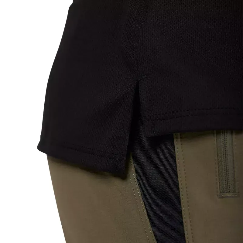 Fox Women's Ranger Short Sleeve Fox Head Jersey in Black-5