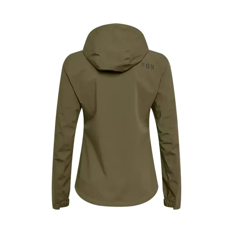 Fox Women's 2.5-Layer Ranger Waterproof Jacket 10K/5K in Olive Green-1