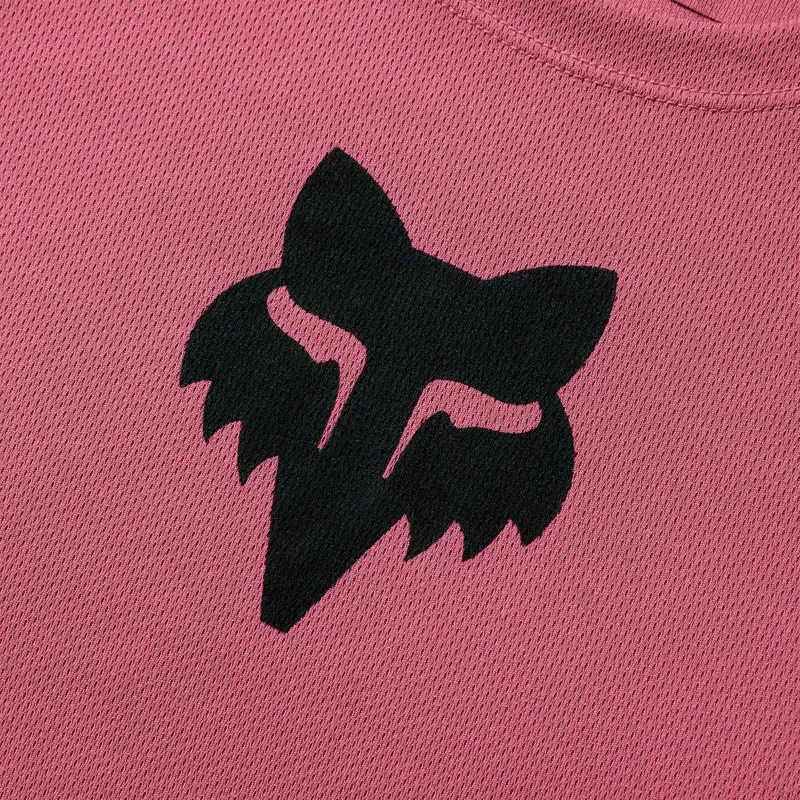 Fox Women's Ranger Fox Head Short Sleeve MTB Jersey in Berry-3