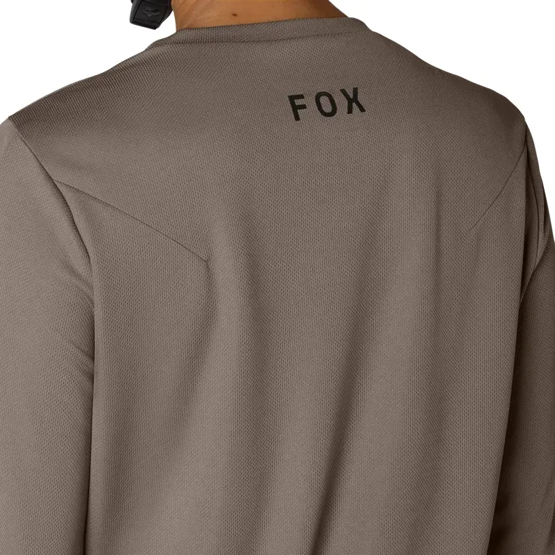 Fox Women's Ranger Fox Head Long Sleeve Jersey in Nutmeg Brown-5