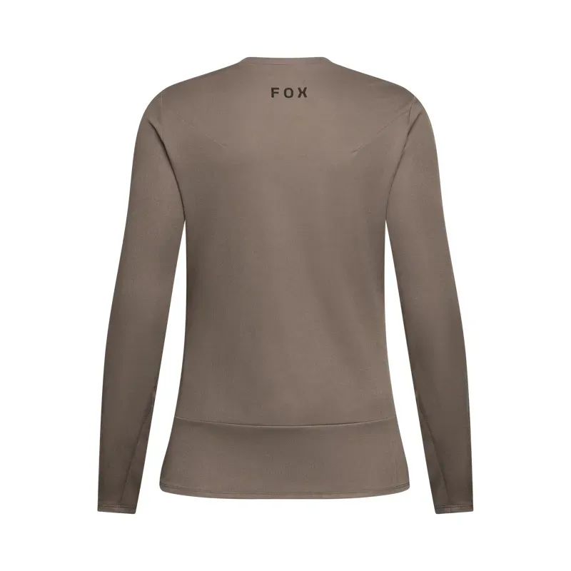 Fox Women's Ranger Fox Head Long Sleeve Jersey in Nutmeg Brown-1