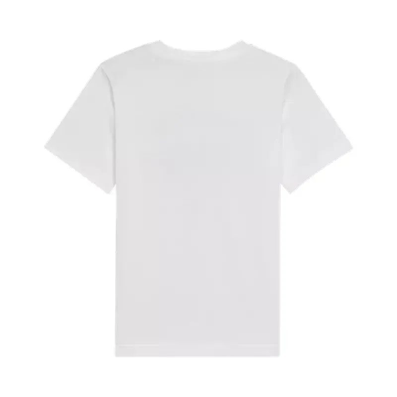 Fox Youth Slogan Short Sleeve Casual T-Shirt in Optic White-1