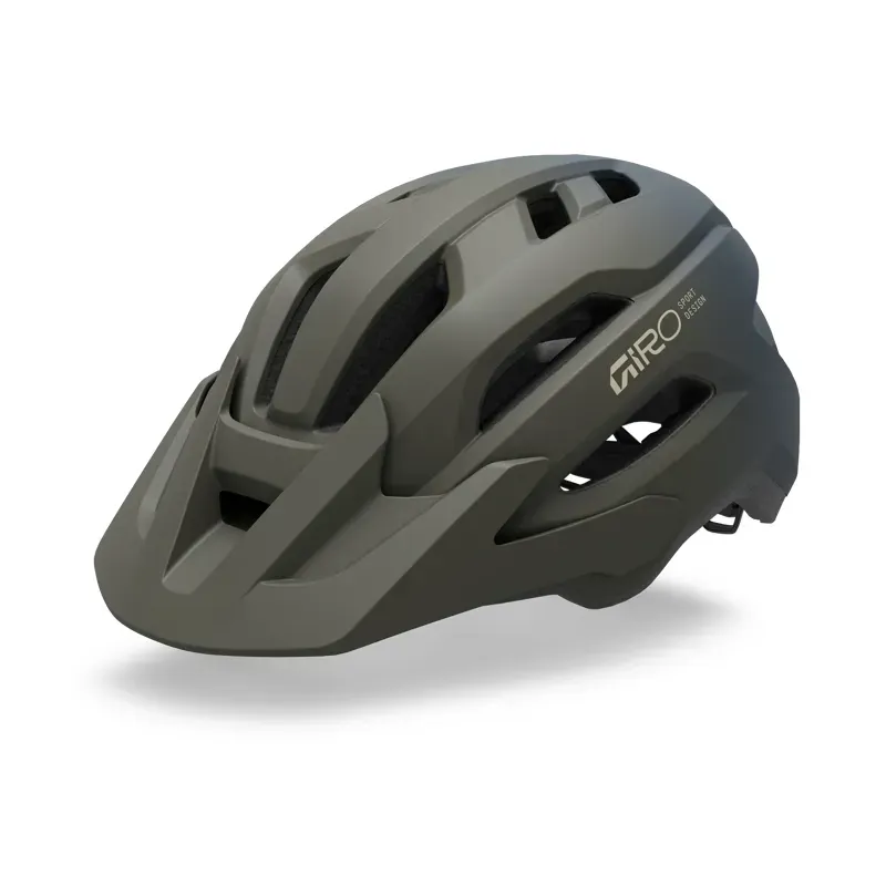 Giro Fixture II Youth Mountain Bike Helmet in Dark Sage/Sapphire