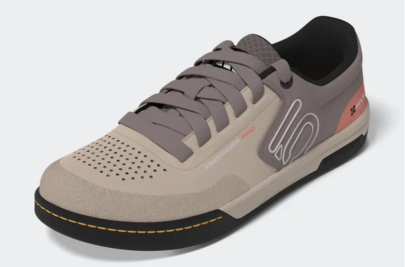 Five Ten Womens Freerider Pro Mountain Bike Shoe in Pink / Sal / Cream-1