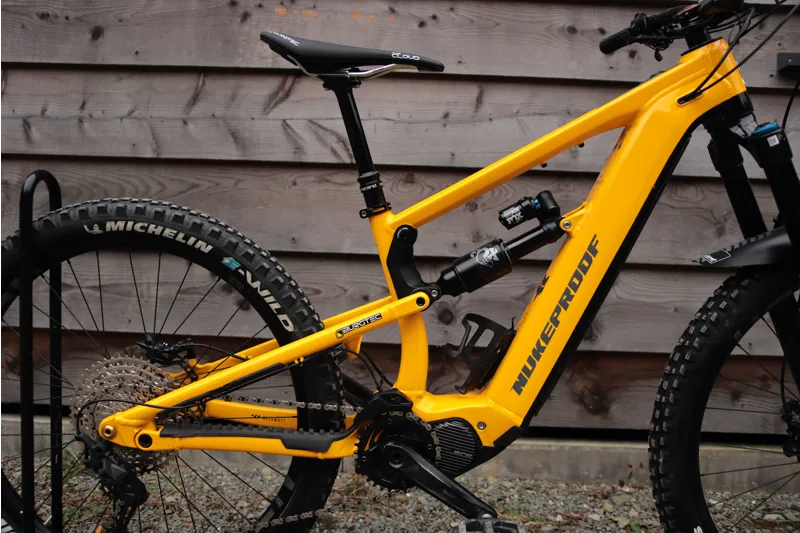 Current Demo Nukeproof Megawatt Elite 297 E-Bike - Small in Yellow-3