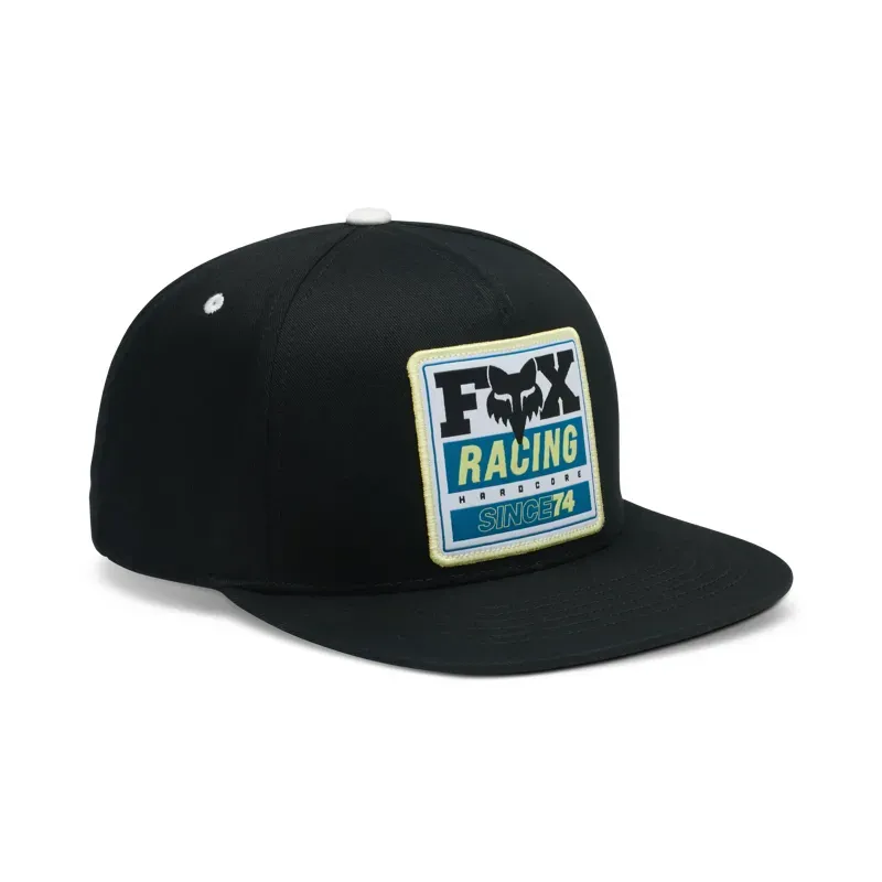 Fox Since 74 Snapback Hat in Black