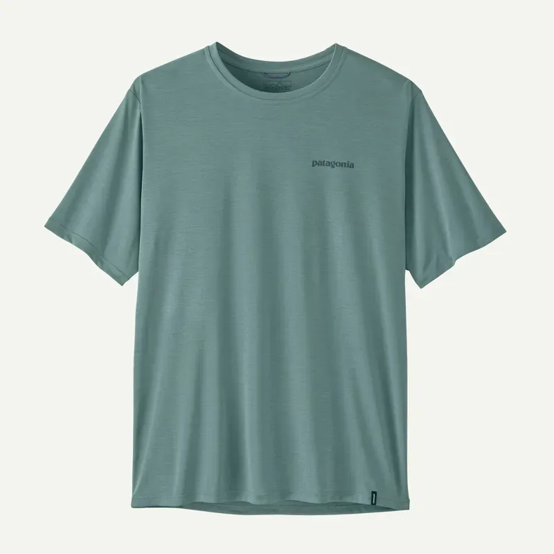 Patagonia Capilene Cool Daily Boardshort Logo Shirt in Blue Sage -5