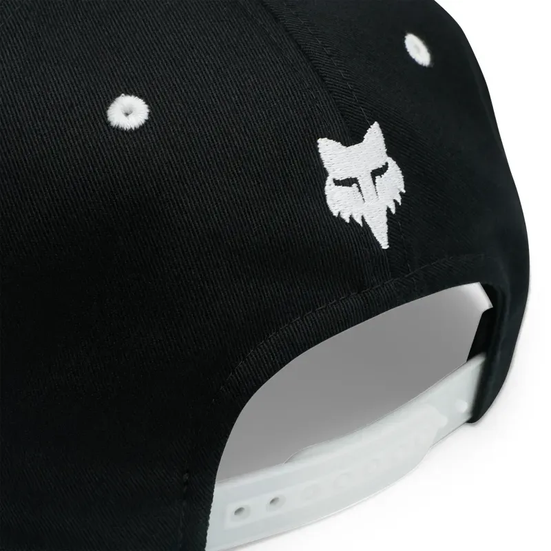 Fox Since 74 Snapback Hat in Black-3