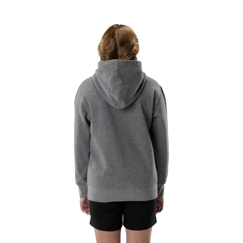 Fox Youth Go Race Fleece Pullover Hoodie in Heather Graphite Grey-3