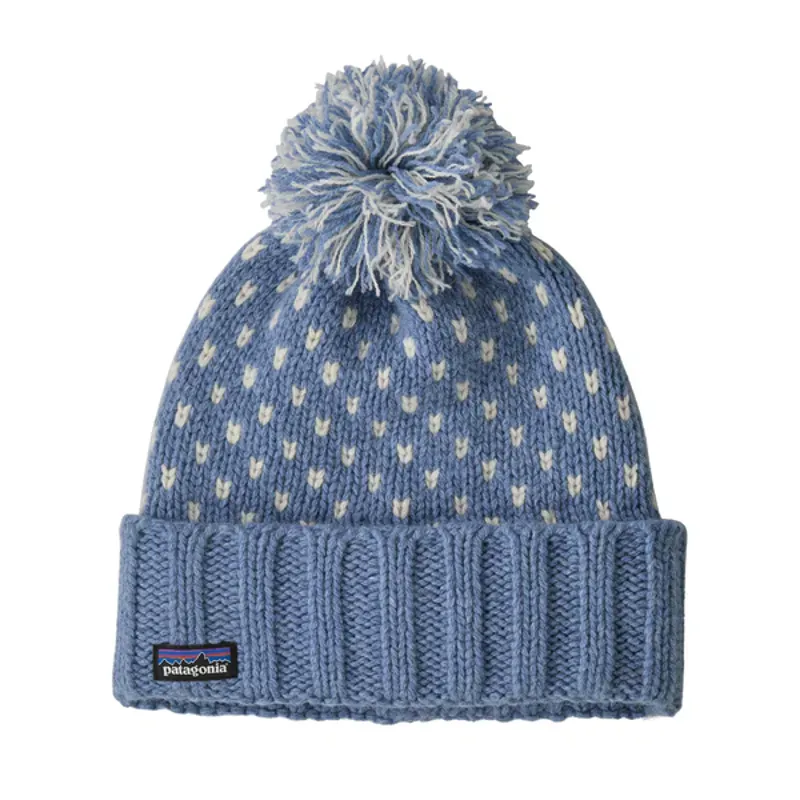 Patagonia Snowbelle Beanie in Offset Dot Barnacle Blue