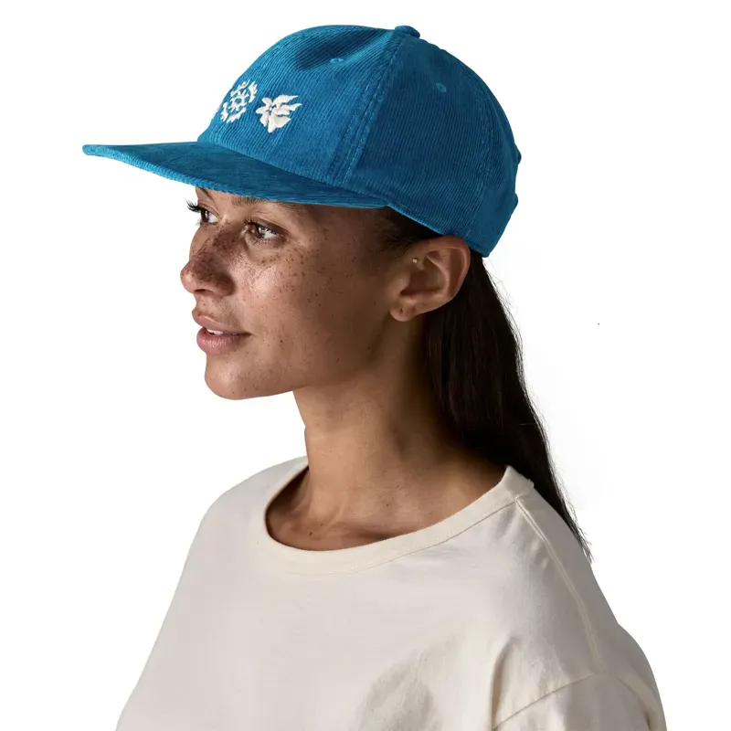 Patagonia Corduroy Cap in Kaleido Flowers: Shore Blue-1