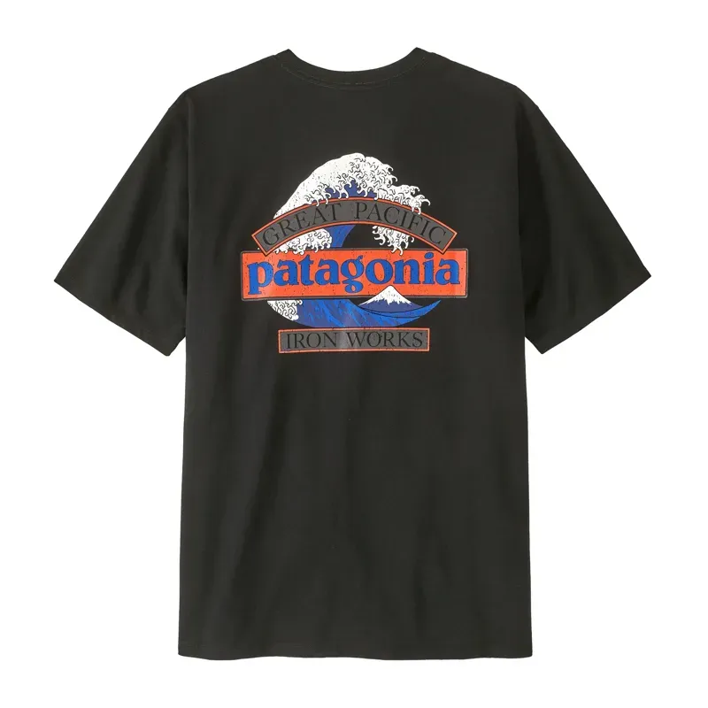 Patagonia Great Waves Responsibili-Tee T-Shirt in Black