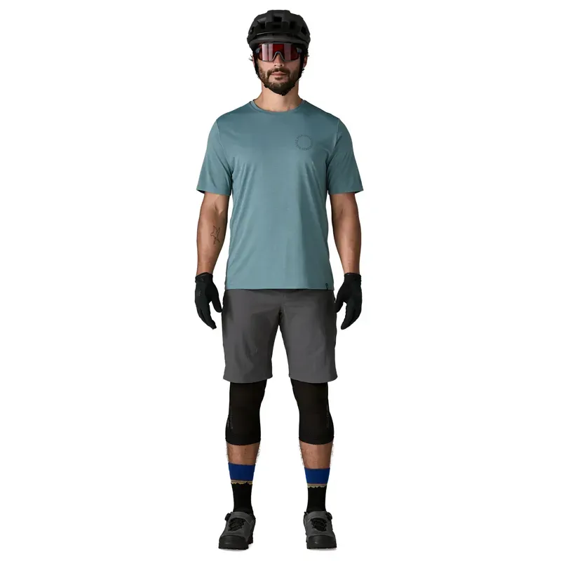 Patagonia Landfarer 13in Moutain Bike Shorts in Forge Grey-3