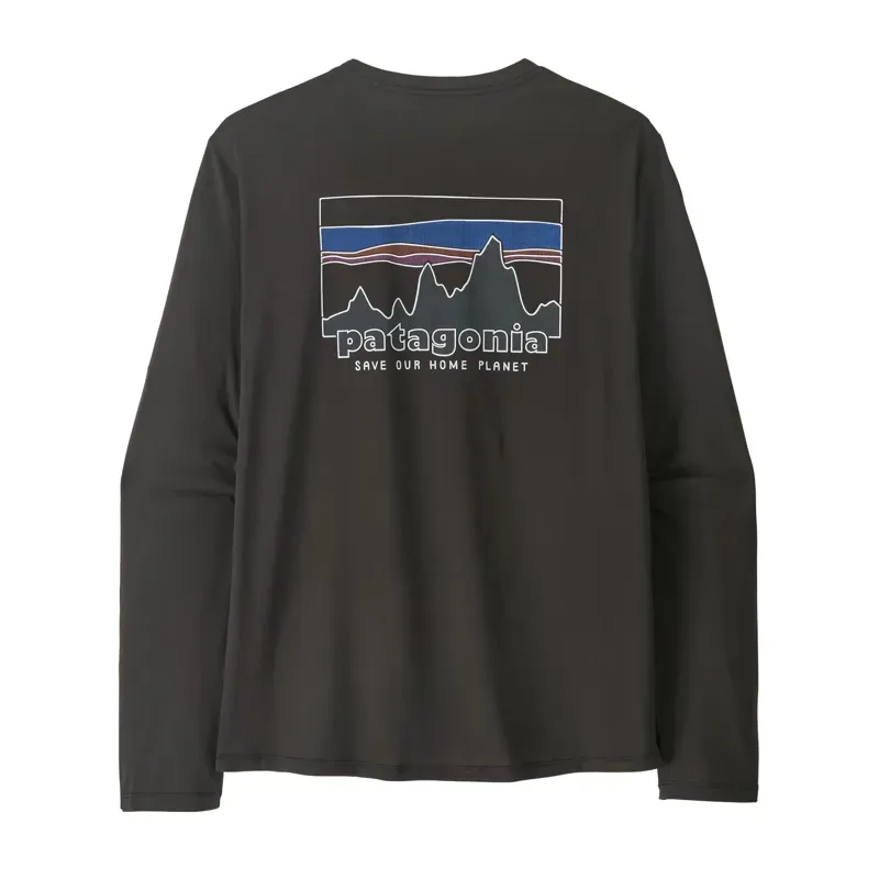 Patagonia Capilene Cool Daily '73 Skyline Long-Sleeved Shirt in Black