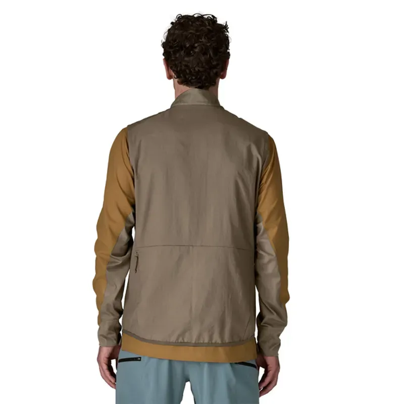 Patagonia Men's Trail Craft Bike Vest in Marlow Brown-3