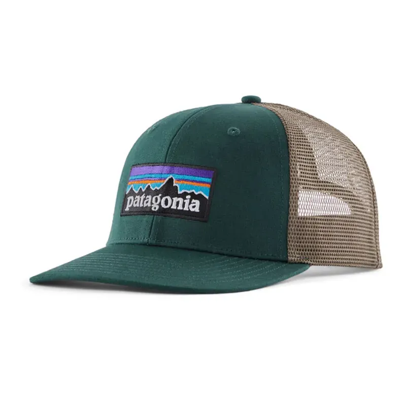 Patagonia P-6 Logo Trucker Hat in Cascade Green