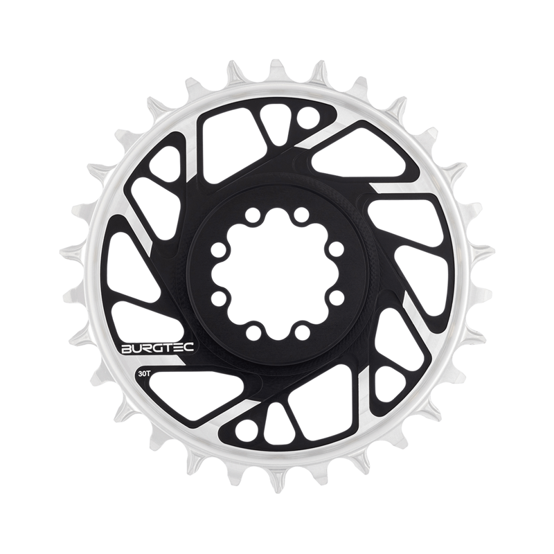 Burgtec - 3mm Offset Thick Thin Chainring for SRAM 8Bolt 30T in Black
