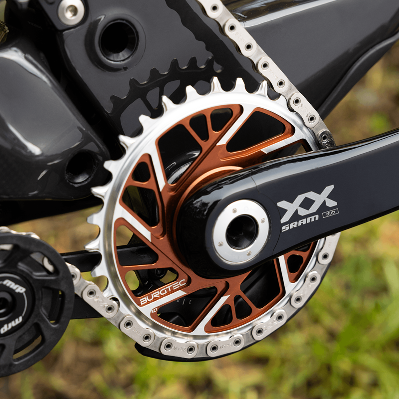 Burgtec - 3mm Offset Thick Thin Chainring for SRAM 8Bolt 32T in Bronze-1