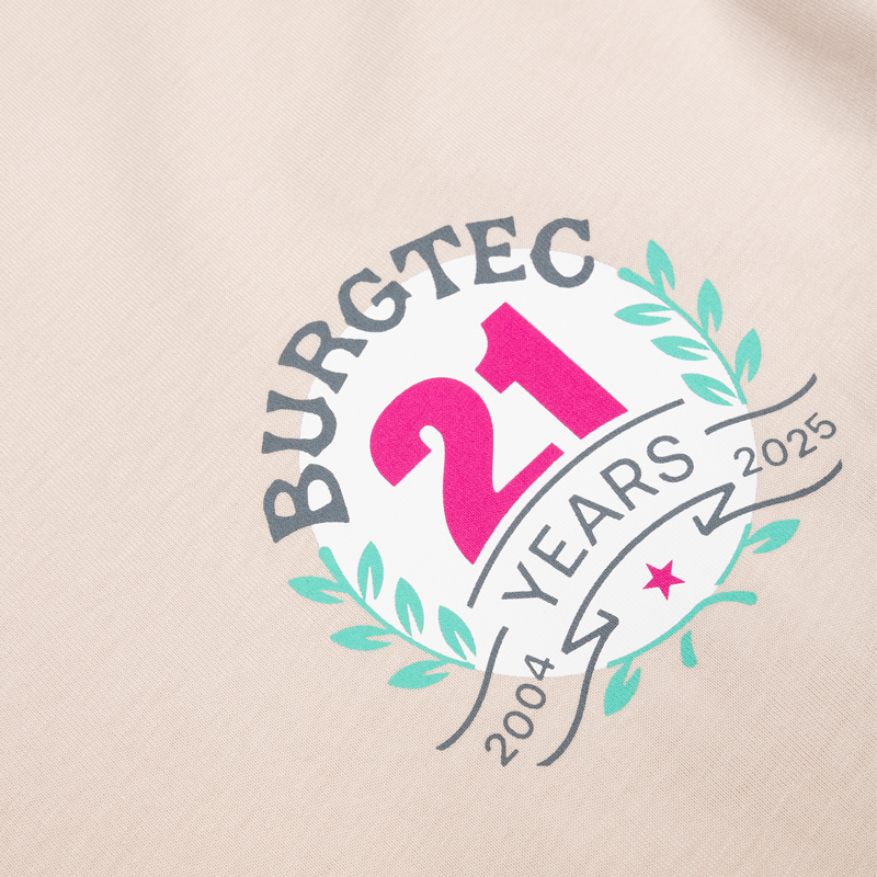 Burgtec - 21 Years Crest Short Sleeve Casual Tee-4