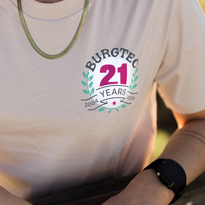 Burgtec - 21 Years Crest Short Sleeve Casual Tee-7
