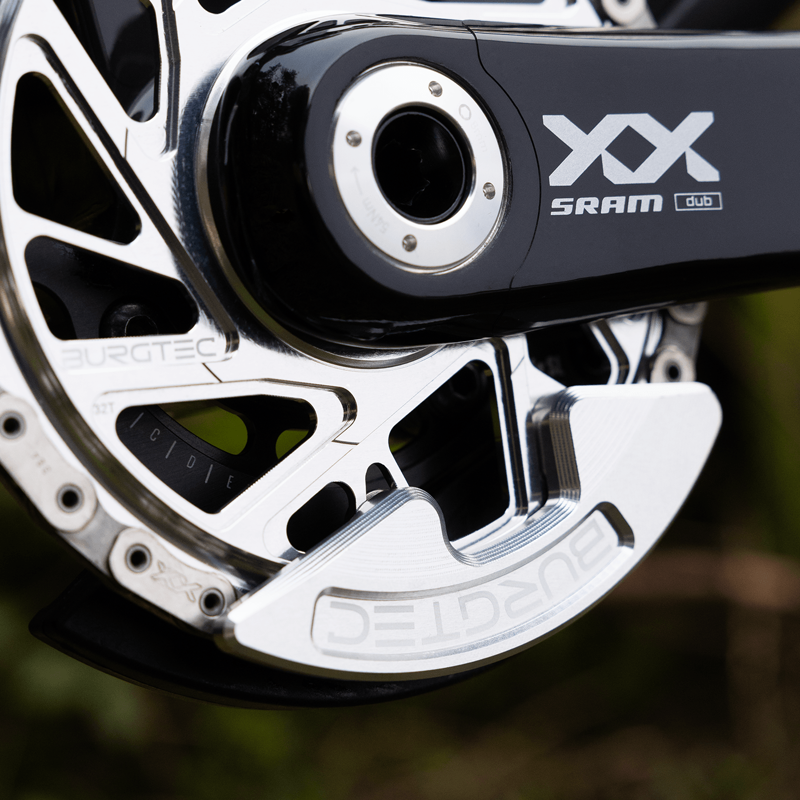 Burgtec - Chainring Bash Guard Single in Silver-1